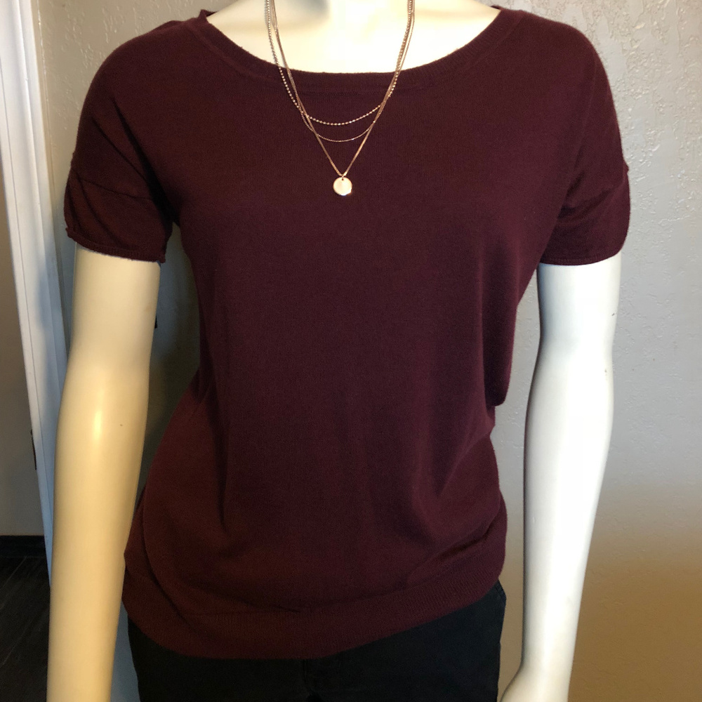 Burgundy GAP Top